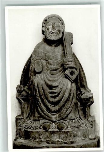 Fritzlar Dom Steinfigur Heiliger Petrus Ort lt. Fotograf