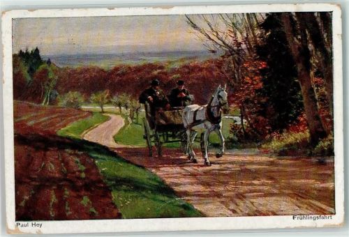 Frühlingsfahrt Pferdekutsche N 930