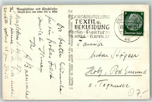 Wilmersdorf Reichsausstellung Textil und Bekleidung 1937 funkturm
