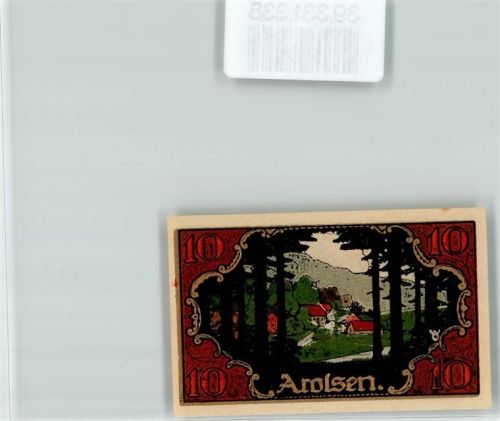 Arolsen Notgeld 10 Pfennig