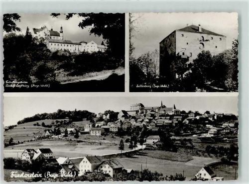 94163 W8391 Saldenburg Gebrauchsspuren Schloss Englburg Erholungsheim Fürstenstein Schloss Foto AK