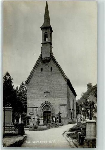 Salzburg 1890 Friedhofskapelle