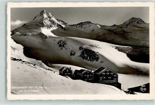 Neukirchen Winter Kürsinger Hütte am Gr. Venediger Hüttenstempel