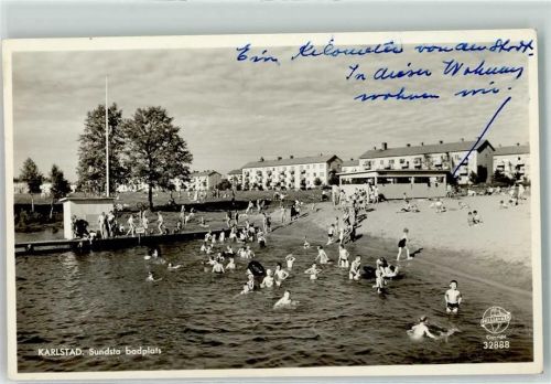 Karlstad Sundsta badplats Schwimmbad Bademode