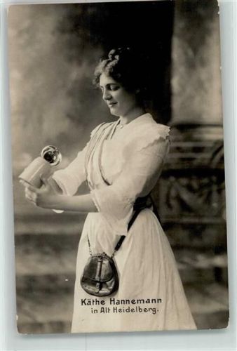 Käthe Hannemann in Alt-Heidelberg Bierkrug Verlag Victor Nr.7