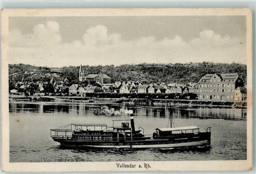 Vallendar 1916 Raddampfer
