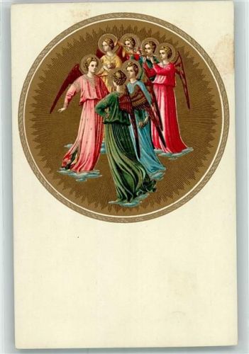 Gruppe von Engeln sign.Beato Angelico