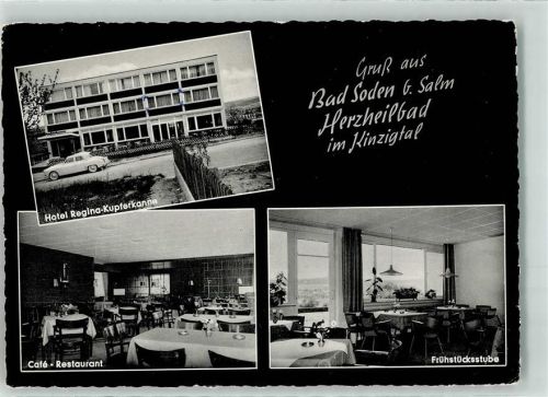 Bad Soden-Salmünster Hotel Regina-Kupferkanne Frühstückszimmer Gastraum