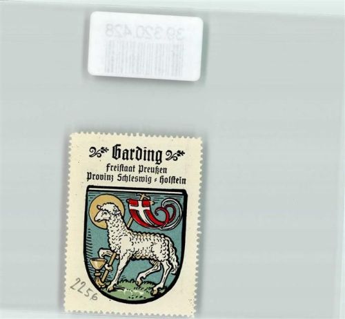 Garding Wappen Kaffee Hag ca. 1920-1940 Lamm
