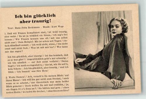 Ich bin glücklich aber traurig Verlag Franke Nr.98