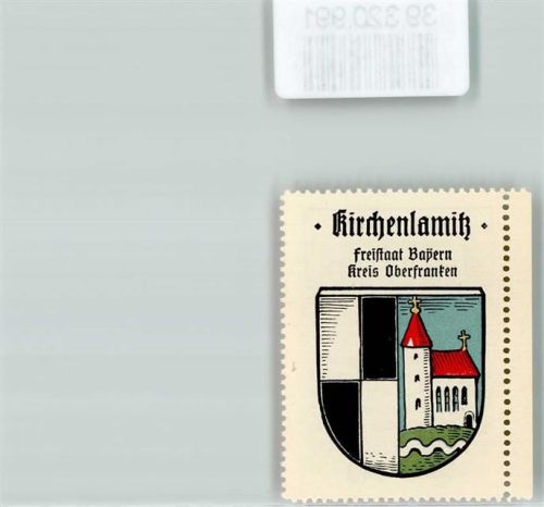 Kirchenlamitz Wappen Kaffee Hag Nr. 30 ca. 1920-1940 Kirche