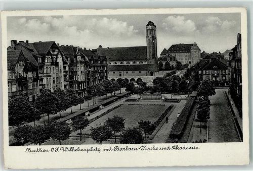 Beuthen O.S. Bytom - Barbara Kirche Akademie