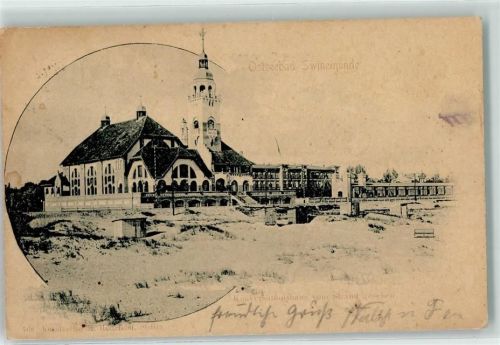 Swinemünde Ostseebad Turm Strand Konversationshaus