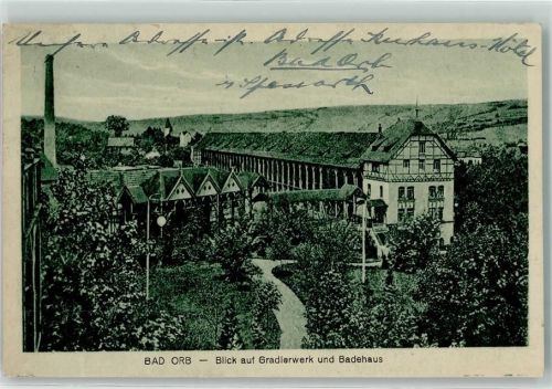 Bad Orb 1921 Gradierhaus Badehaus