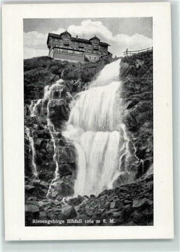 Elbfallbaude Elbfall Riesengebirge