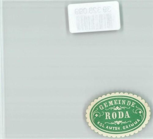 Roda Postwesen Gemeinde Roda Kgl. Amtsh. Grimma