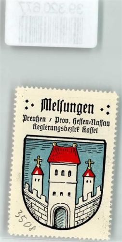 Melsungen Wappen Kaffee Hag Nr. 29 ca. 1920-1940 Burg