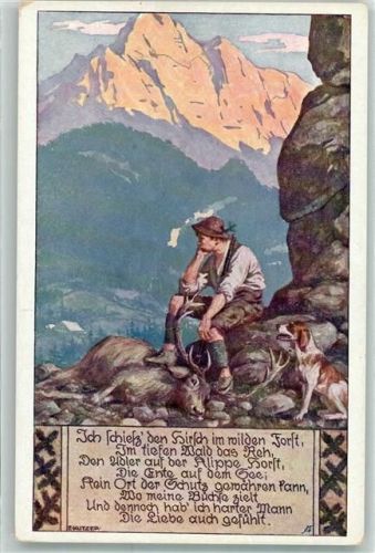 Volkslieder Nr.9 Ich schieß den Hirsch Hund Verein für das Deutschtum im Ausland
