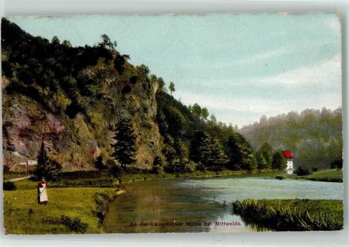 Mittweida 1913 Lauenhainer Mühle