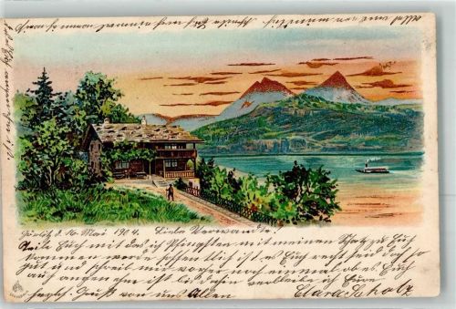 1904 Dampfer Berge