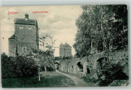 Stolpen 1907 Schloßtürme