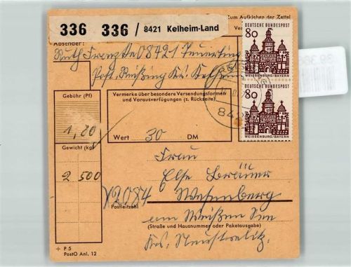 Reißing Paketkarte