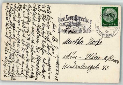 Der Fernsprecher spart Zeit und Geld Telefon