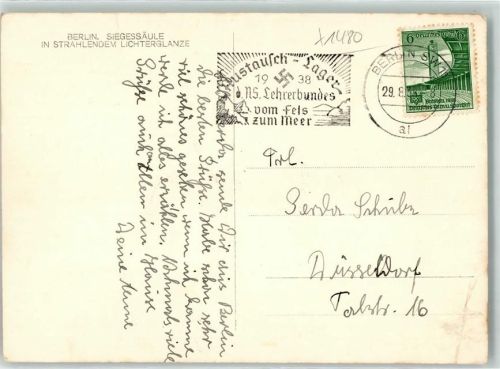 Austausch-Lager 1938 NS Lehrerbundes vom Fels zum Meer