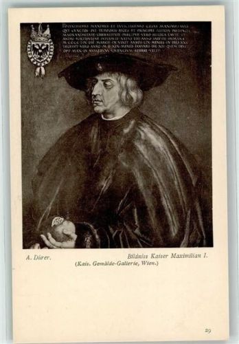 Bildnis Kaiser Maximilian I Verlag J. Löwy Hofphotograph Wien 1904