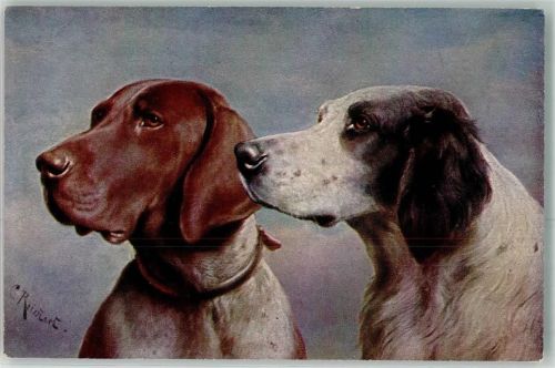 sign.Reichert C. Deutscher Vorstehhund und Englischer Setter TSN Serie 1233