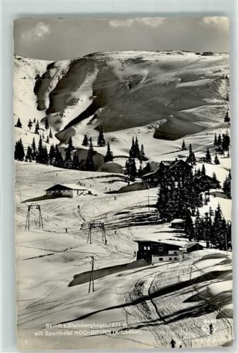 Kitzbühel Skilift Steinbergkogel Sporthotel Hochbrunn Winter Schnee