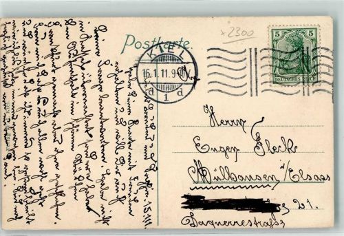 Kiel 1911 Flaggenstempel