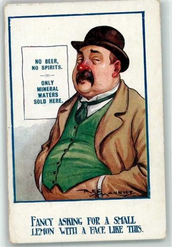 No Beer No Spirit sign.Maurice Trade Mark Nr.3150