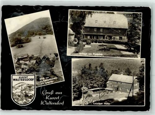Waltersdorf Lausitzer Hütte Postplatz-Anlage Hubertusbaude