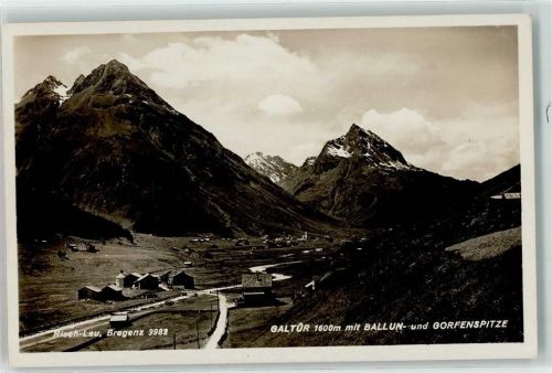 Galtür mit Ballun und Gorfenspitze