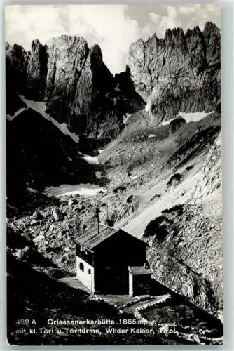 Flachau Griessenerkarhütte m. kl. Törl u. Törltürme Wilden Kaiser
