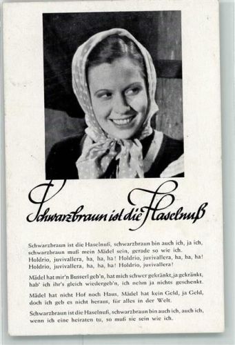 Frau Schwarzbraun ist die Haselnuss Das neue Soldatenliederbuch