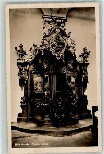 Ettal Kloster Ettal Beichtstuhl