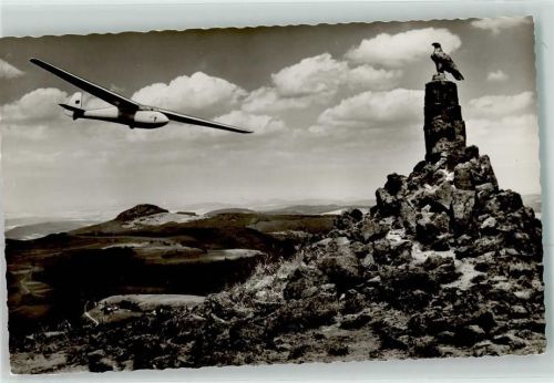 Wasserkuppe Fliegerdenkmal Stempel Berg der Segelflieger