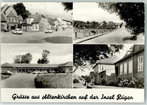 Altenkirchen Marktplatz Konsum-Landwarenhaus Postamt Poliklinik