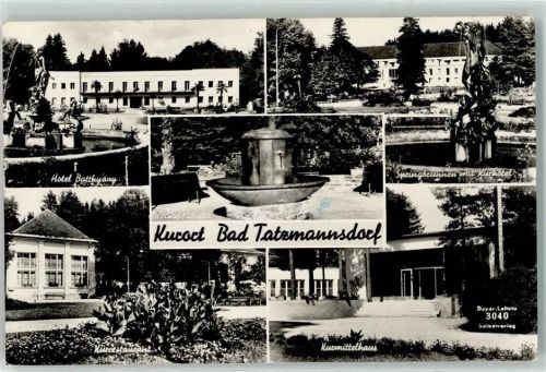 Bad Tatzmannsdorf Hotel Batthyany Trinkbrunnen Springbrunnen Kurhotel Kurmittelhaus Gasthaus