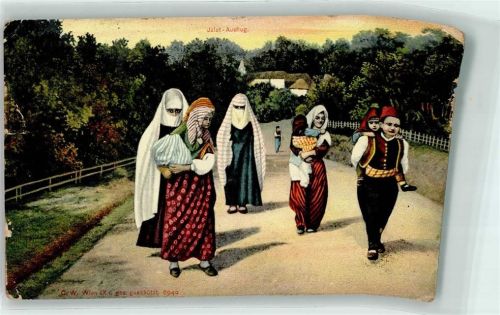 Jzlet Ausflug Frauen Tracht Volkstypen