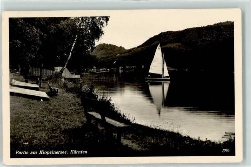 Seelach Klopeinersee Segelboot