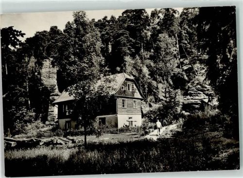 Ceska Lipa Haus Felsen Mann