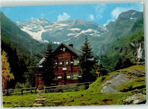 Gössenberg Hans Wödl Hütte mit Hoher Wildstelle Schladminger Tauern Hüttenstempel