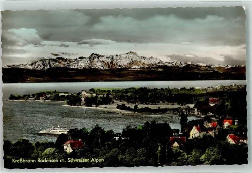 Kressbronn Schweizer Alpen Fahrgastschiff