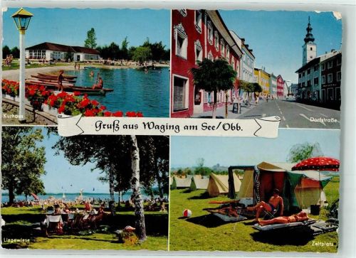 Waging Kurhaus Zeltplatz Liegewiese Dorfstraße