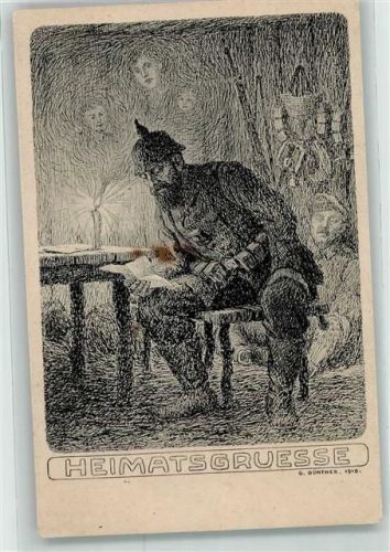 Heimatgrüsse Soldat sign.G.Günther Verlag Stengel Nr.53352