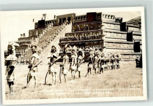 Guerreros Teotihuacan Wariors Kämpfer Krieger Volkstypen
