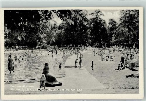 10115 O1100 Pankow - Am Weißen See Kinderspielplatz u. Planschbecken